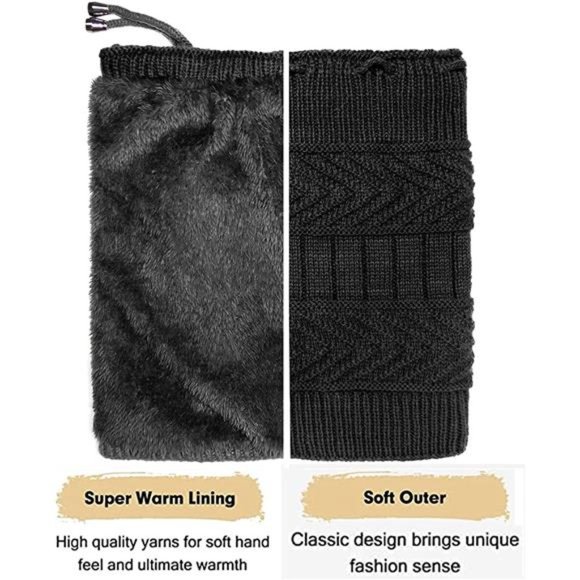 Vegawumen Womens Beanies for Winter Drawstring Ponytail Hats Beanie main image 4